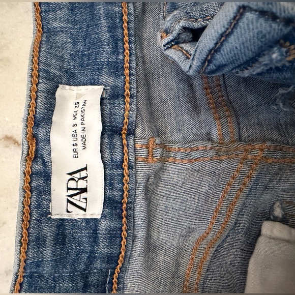 Zara Blue Women's Jeans - Picture 3 of 3